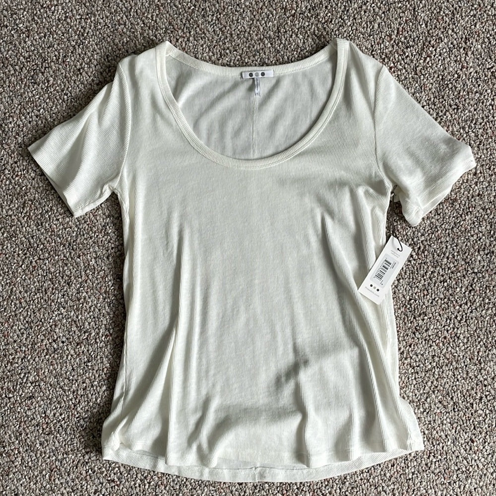 Three Dots Ribbed Shirt